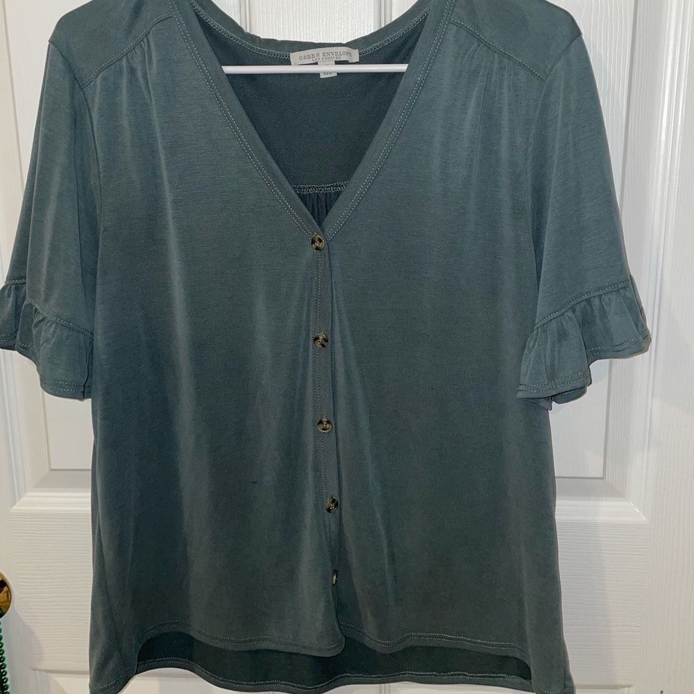 Green Envelope Top